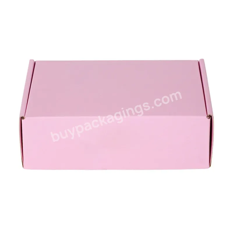 Wholesale Factory Custom Printing Mailing Boxes Logo Cosmetic Skincare Packaging Pink Boxes For Packaging