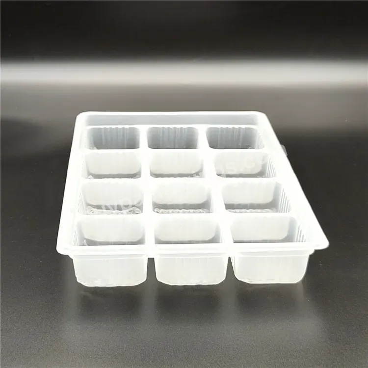 Wholesale Factory Price 12 Compartment Ice Cube Food Tray Plastic Insert Pet Blister Packaging Tray