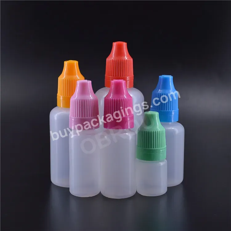 Wholesale Factory Price Stock Good Quality 3ml 5ml 15ml Eye Drop Bottle 10ml Bottles Manufacturer