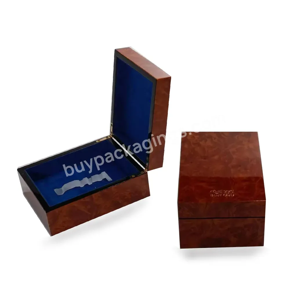 Wholesale Fancy High Quality Wooden Perfume Bottles Box Wood Gift Box For Perfume