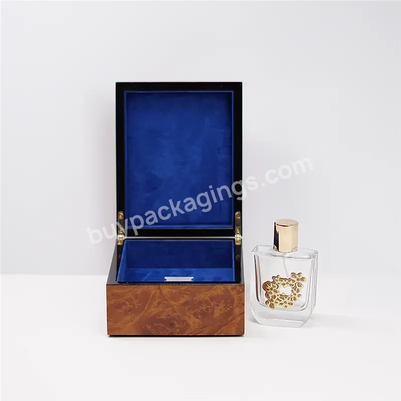 Wholesale Fancy High Quality Wooden Perfume Bottles Box Wood Gift Box For Perfume