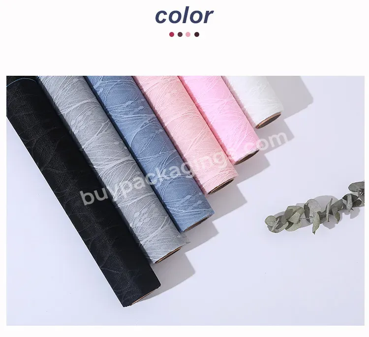 Wholesale Fashion Waterproof Flower Wrapping Paper Bouquets Gift Wrapping Paper