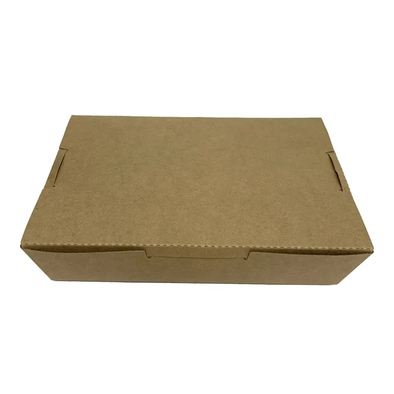 wholesale fast food french fries burger chicken wing packaging boxes and ecofriendly kraft paper lunch takeaway food box