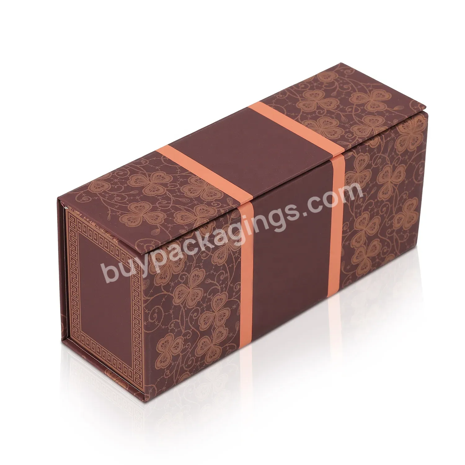 Wholesale Festival Give Away Girl Red Gift Packing Magnet Folding Box With Custom Logo