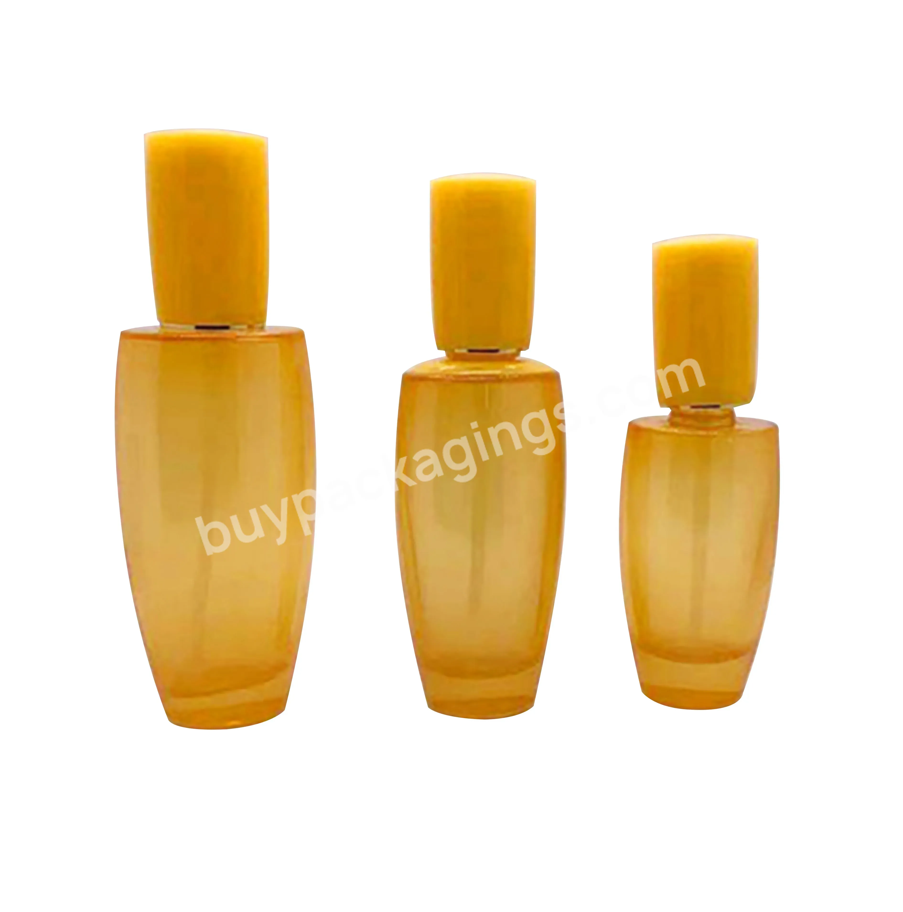 Wholesale Flat Shoulder Glass Lotion Bottle 30ml 60ml 90ml 120ml Facial Toner Bottle Cosmetic