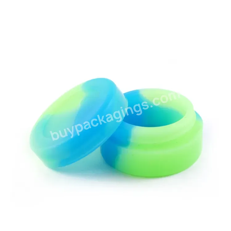 Wholesale Food Grade 3ml 5ml 7ml 10ml Small Silicone Storage Concentrate Container With Lid