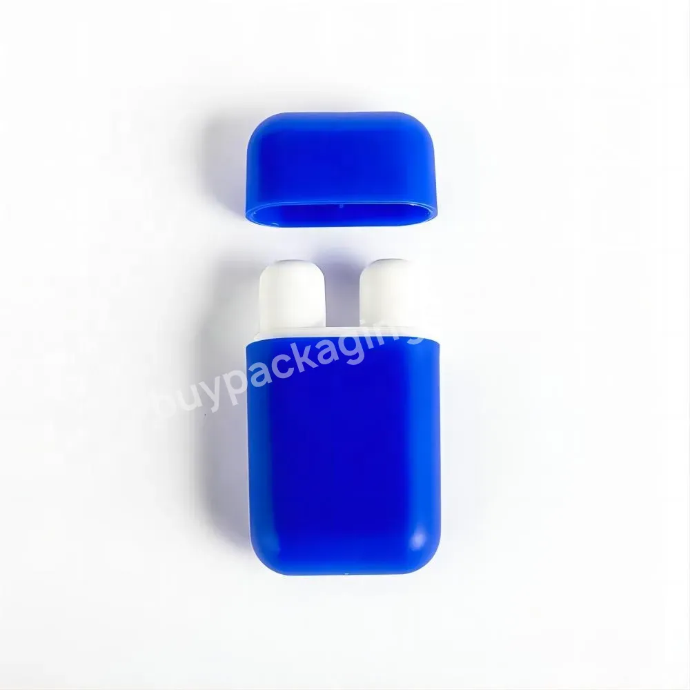 Wholesale Free Sample Plastic Double Holes Inhaler Essential Oil Refreshing Inhaler Nasal Stick With Cotton Wicks