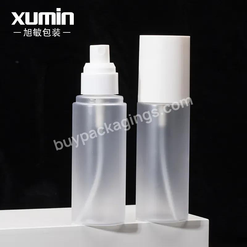 Wholesale Frosted Plastic Spray Bottles 100ml Pet Bottle For Cosmetic Packaging