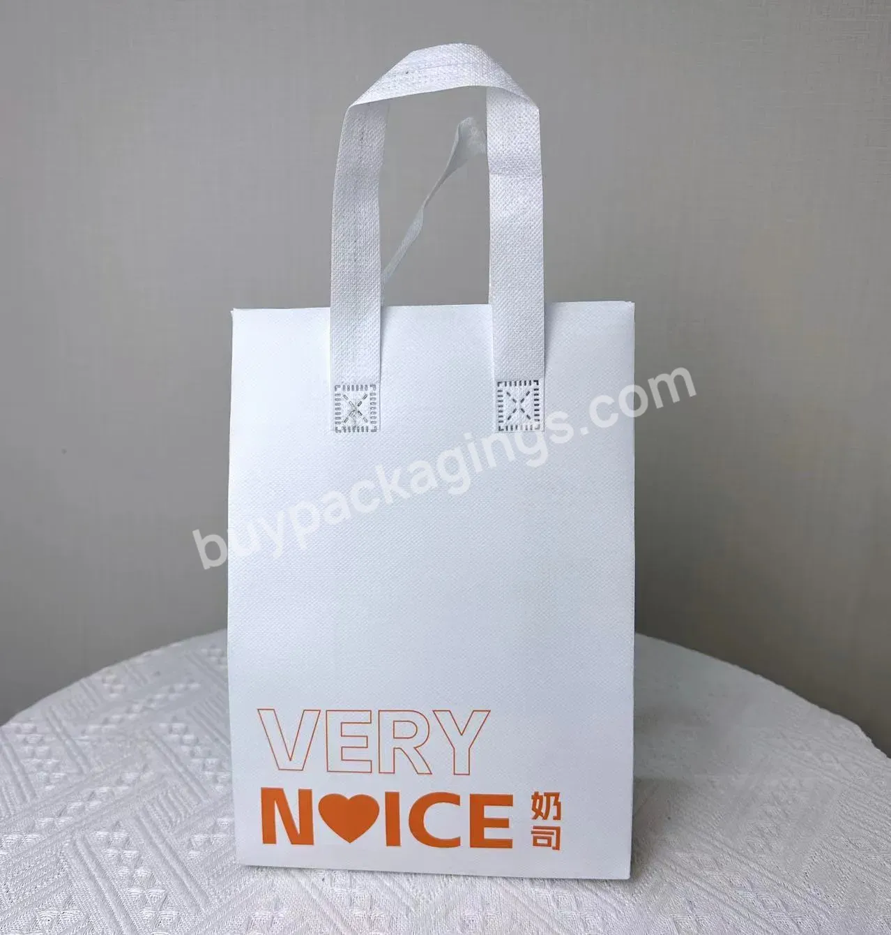 Wholesale Full Color Printing Bopp Laminated Woven Bags Rpet Non Woven Cooler Bag Non Woven Gift Bag