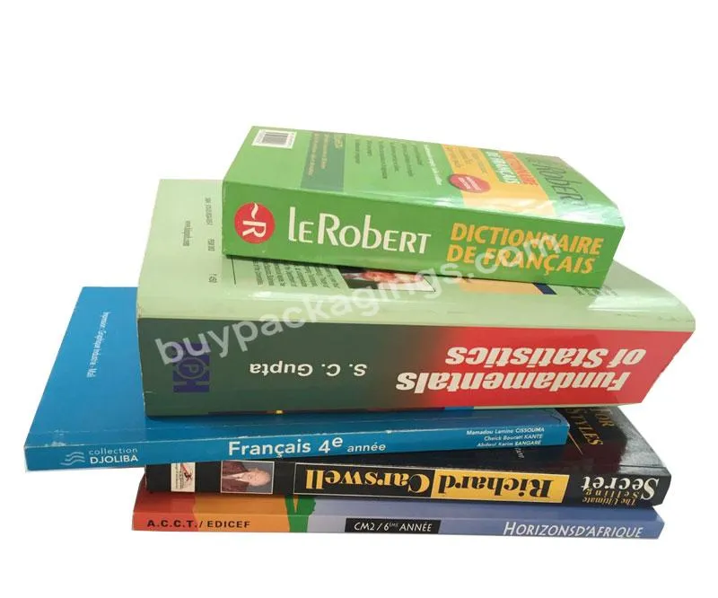 Wholesale full color student dictionary from english to arabic printing service