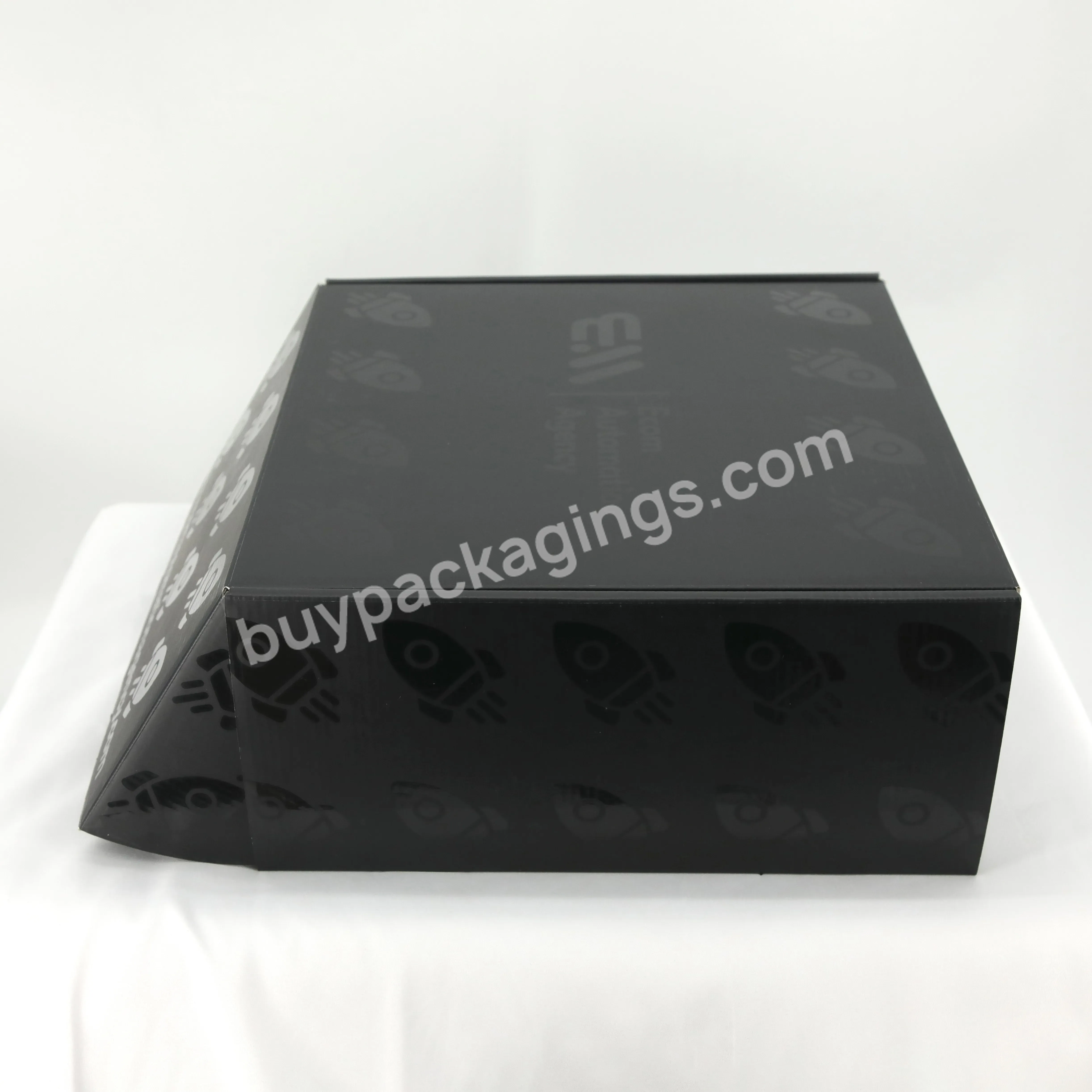 Wholesale Garment Clothing Underwear Eco Friendly Printed Rigid Corrugated Shipping Box With Logo