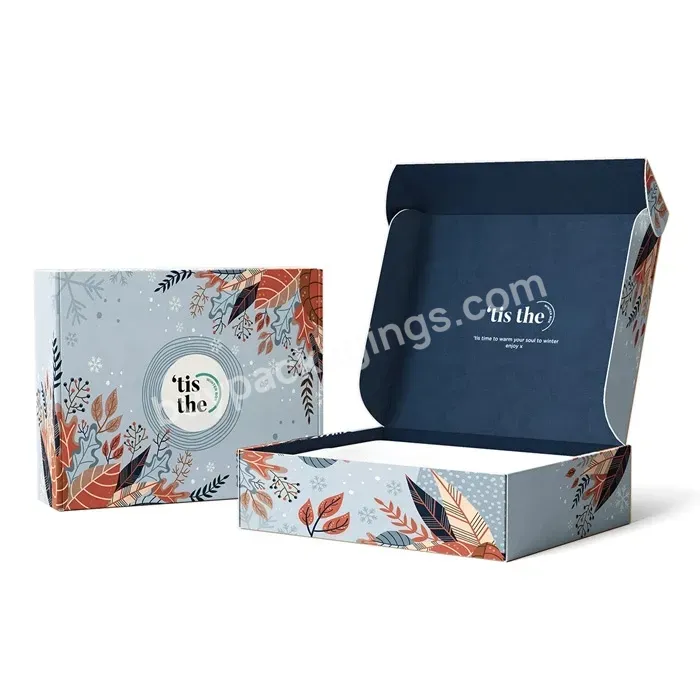 Wholesale Garment Clothing Underwear Shipping Box Corrugated Cardboard Box Custom Printed Carton Mailer Box With Logo
