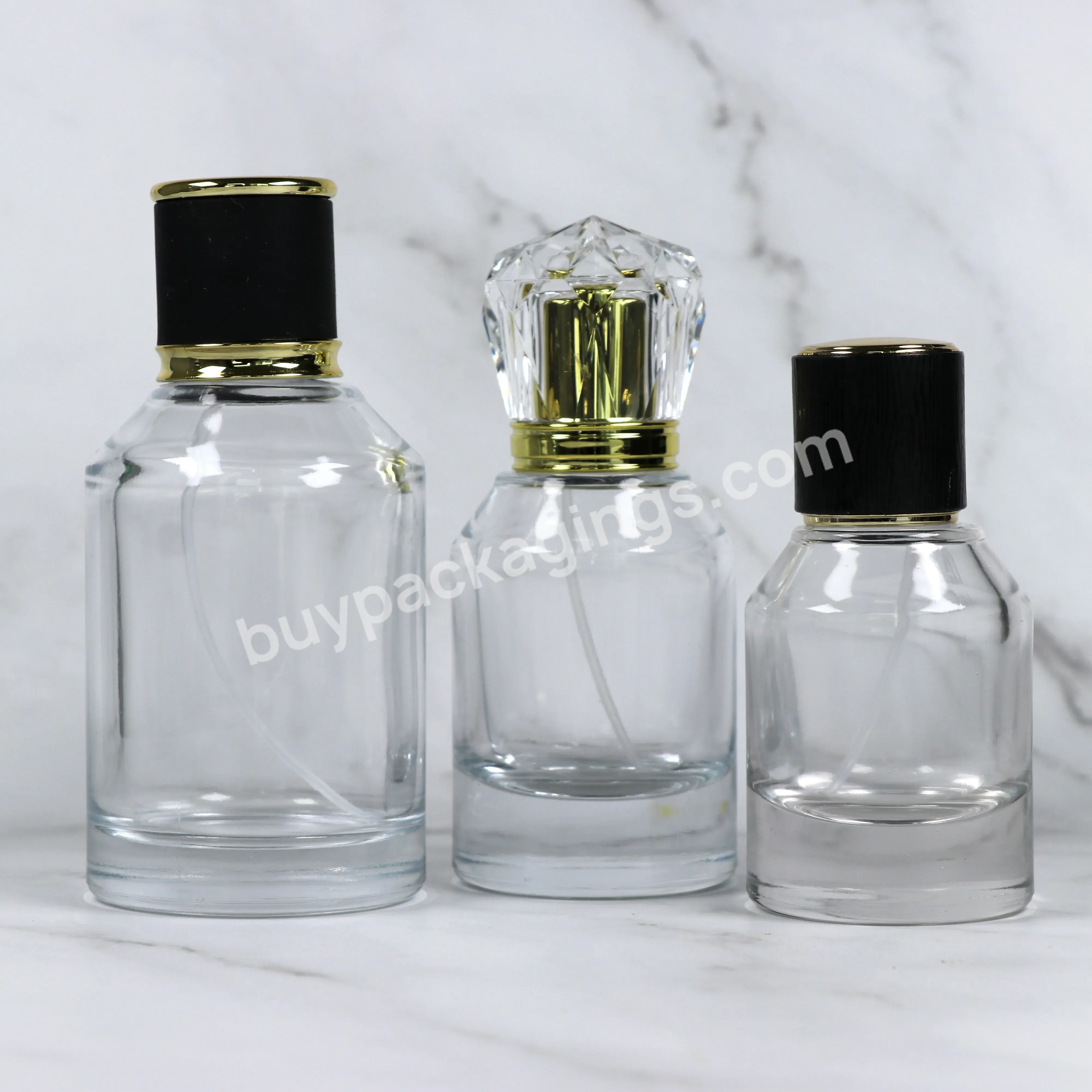 Wholesale Glass Skincare Packaging 30ml Cosmetic Perfume Diagonal Shoulder Sprayer Glass Bottle 30ml 50ml 100ml