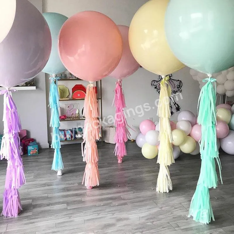 Wholesale Globos Pastel Latex Balloon Kit 5 10 18 36 Inch Assorted Macaron Candy Color Latex Balloons
