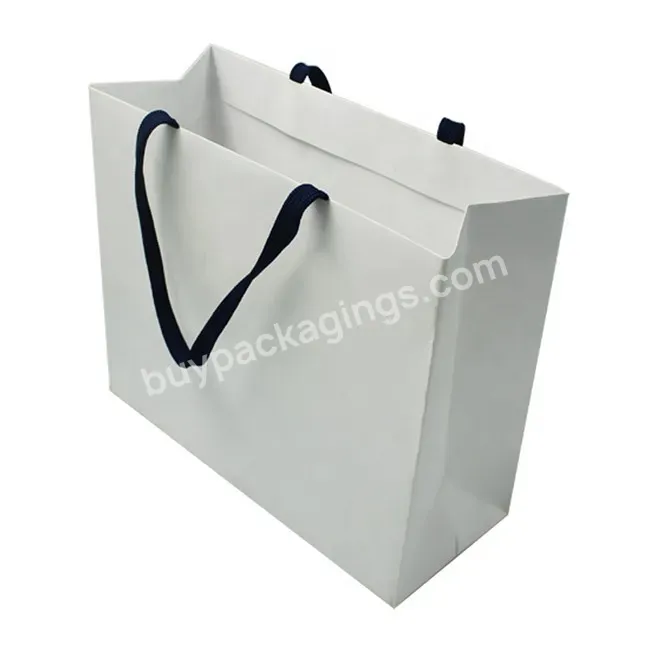 Wholesale Gloss Color Beauty Fashion Paper Cosmetic Bag Custom Shopping Bags