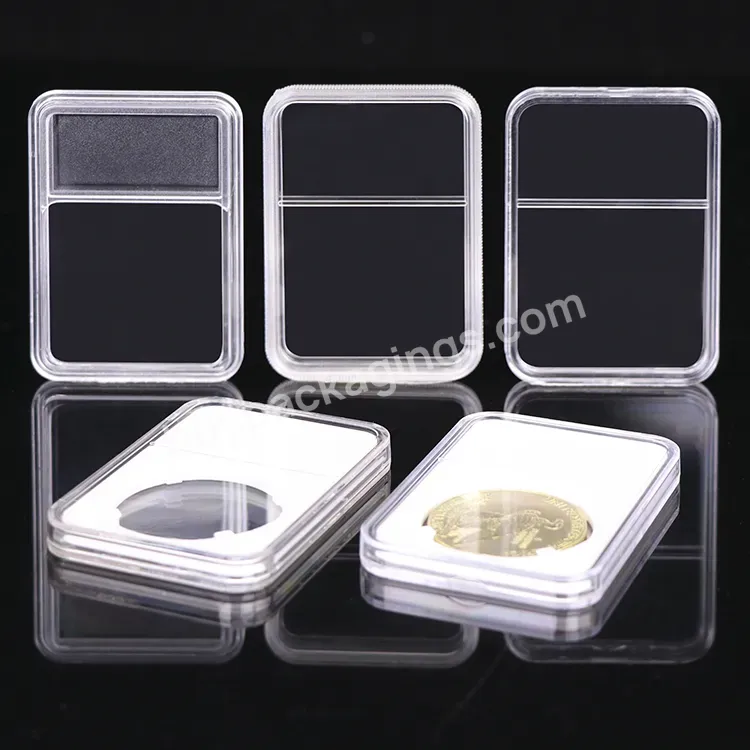 Wholesale Graded Coin Frame Case Display Canadian Maple Silver Us Coins Slabs Eagles Ngc Coin Slabs Clear Box Custom