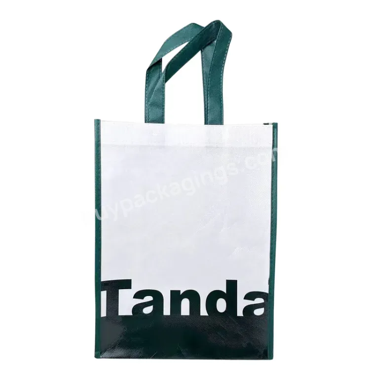 Wholesale Handmade Custom Non Woven Bag Corporate Advertising Tote Bag Company Exhibition Folding Printing Logo Gift Bag