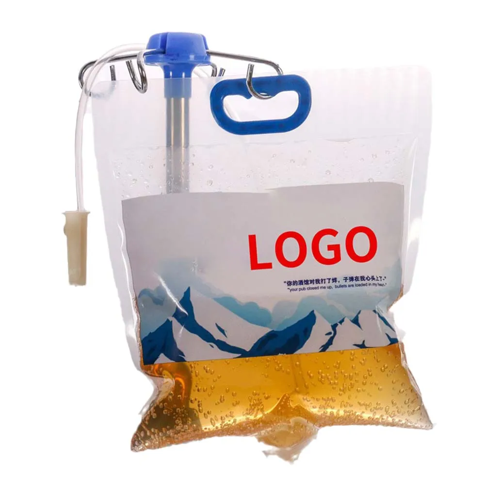 Wholesale hanging popular web celebrity infusion beer drink liquid craft drip bag beer infusion bag