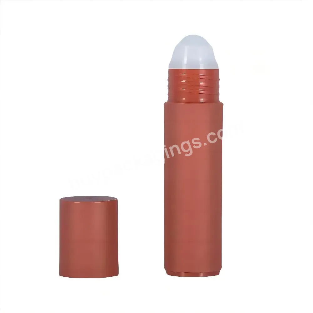 Wholesale High Quality 20ml Pp Frosting Perfume Oil Roll On Glass Bottle With Roller Ball