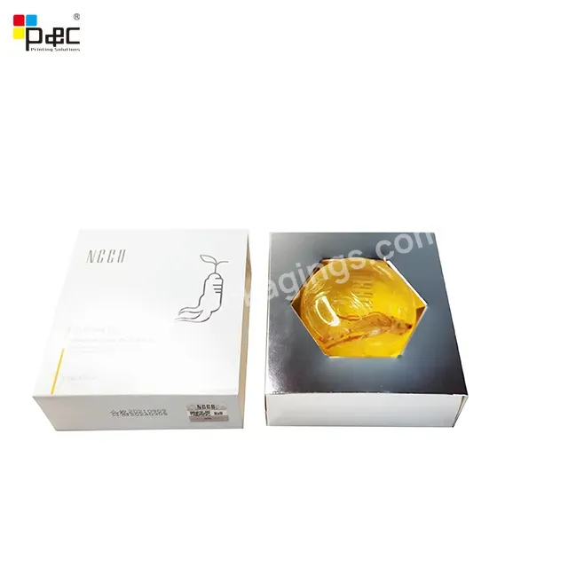 Wholesale High Quality 375g Sliver Card Paper Jewelry Custom Polygon Box