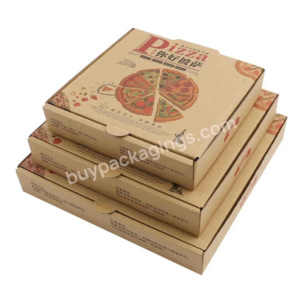 Wholesale High Quality Cheap Custom Logo Portable Reusable Delivery Pizza Box