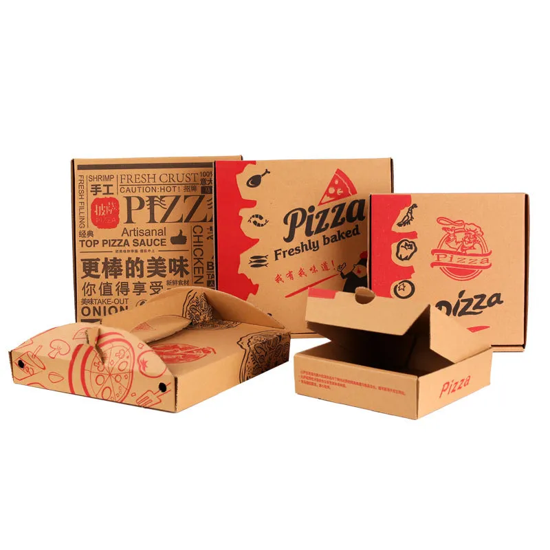 Wholesale High Quality Cheap Custom Logo Portable Thick Recycled Pizza Carton Box Manufacturers Of Pizza Boxes Pizza Box Italy