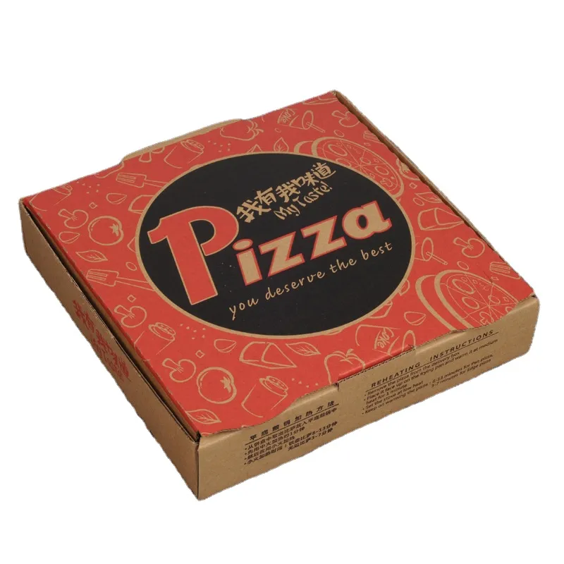 Wholesale high quality cheap custom pizza boxes with logo 14\ pizza boxes