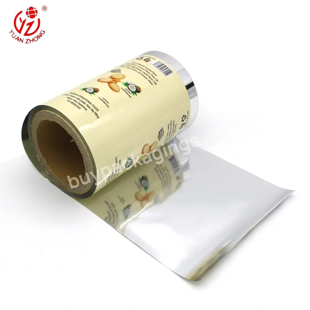 Wholesale High Quality Custom Aluminum Foil Laminated Plastic Packaging Printing Roll Film Packing Roll Stock