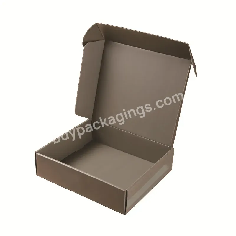 Wholesale High Quality Custom Size Corrugated Cardboard Gray Cosmetic Set Packaging Box