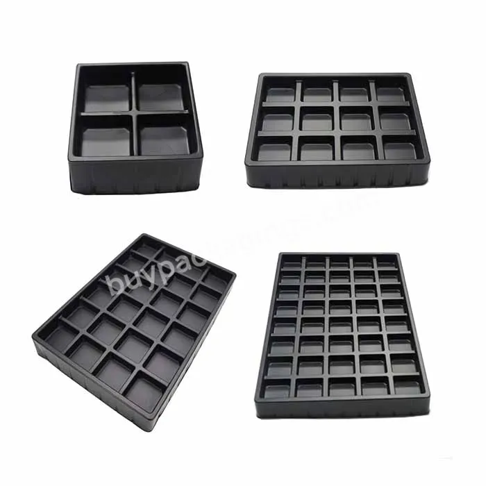 Wholesale High Quality Disposable Blister Plastic Insert Tray Chocolate Pet Material Plastic Heart Shaped Food Tray