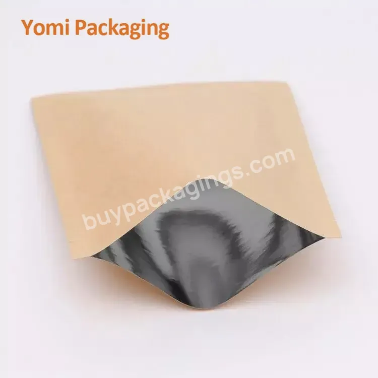 Wholesale High Quality Stand Up Pouch Kraft Paper Coffee Bag Custom Printed Tea Packaging Bags