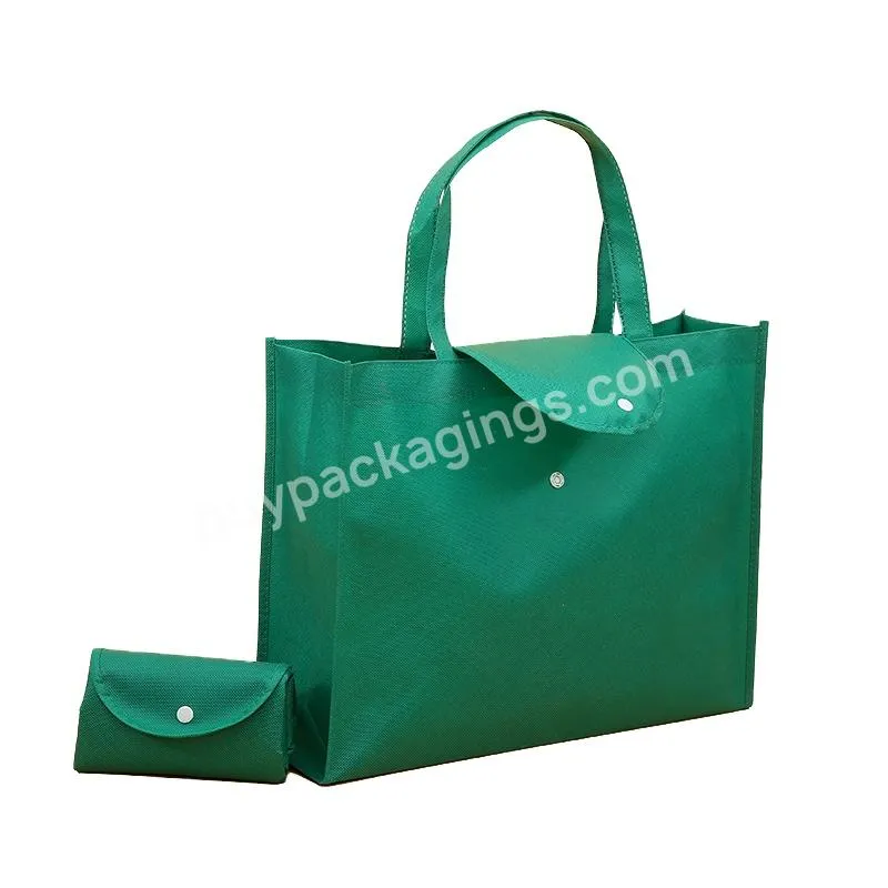 Wholesale High Quality  Stock Many Colors Handle Bag Fabric Laminated Shipping Non Woven Bag for T-shirt Bags