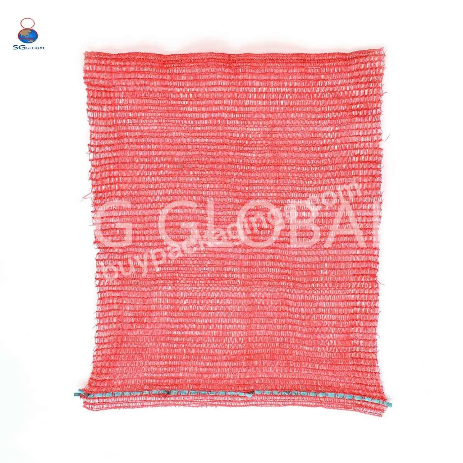 Wholesale High Quality Virgin Material Pp Red Tubular Mesh Bag For Potatoes Onions
