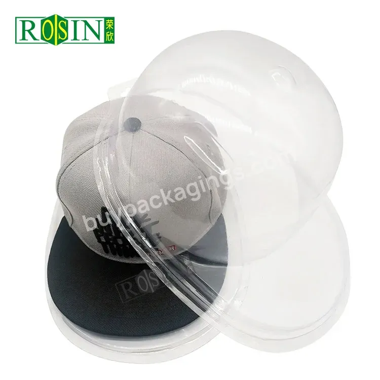 Wholesale Hot Sale Cheap Hats Case Packaging Plastic Box Hat Clamshell Blister Packaging Box