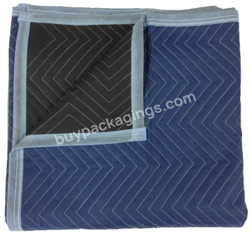 Wholesale Hot Selling Used Moving Pads Durable Furniture Pad Polyester Moving Blanket Standard Size - Buy Moving Blanket,Factory Direct Sell Heavy Duty Furniture Protection Removal Non-woven Padded Moving Blanket,Custom Logo Luxury Furniture Moving B