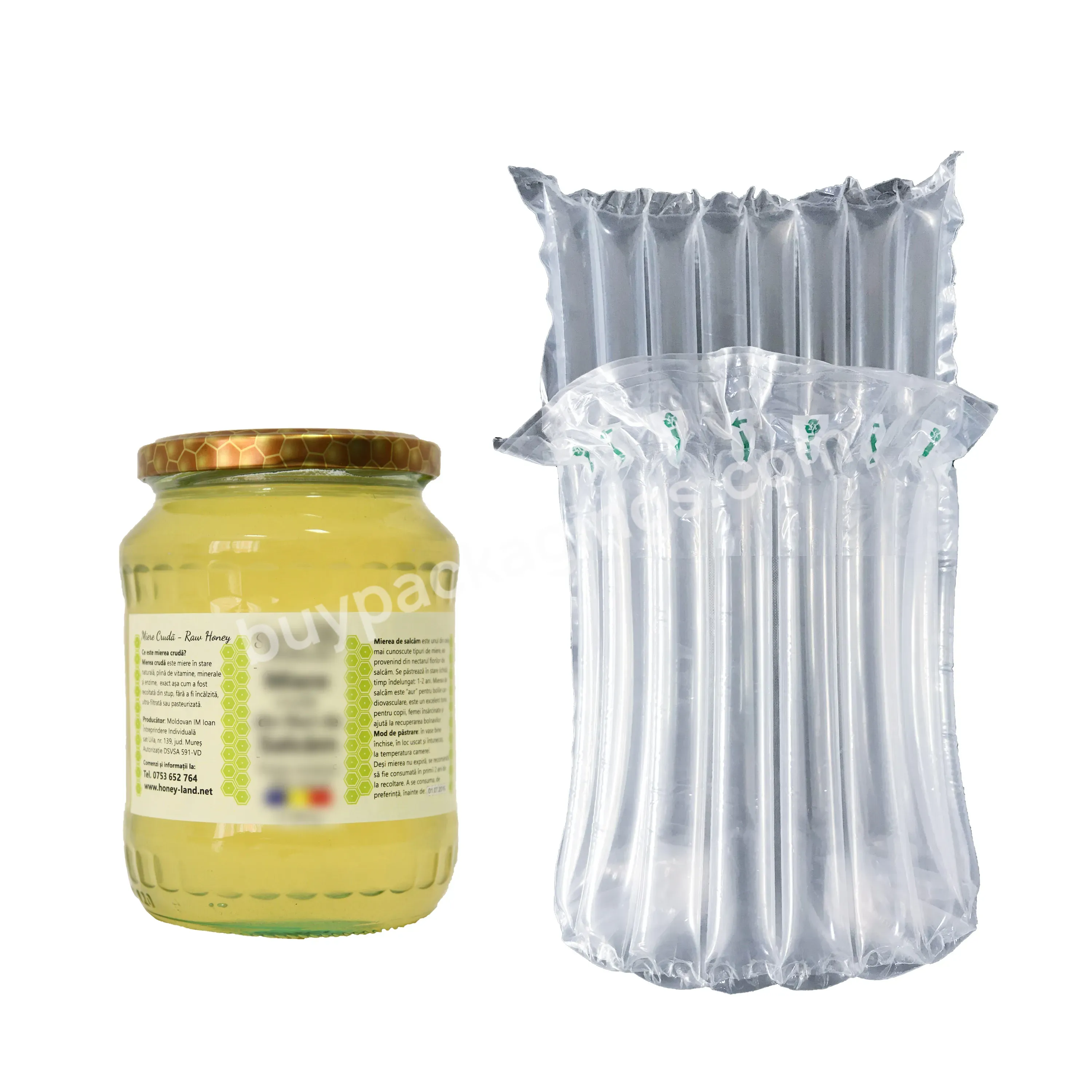 Wholesale Inflatable Honey Jar Air Cushion Column Bag Packaging