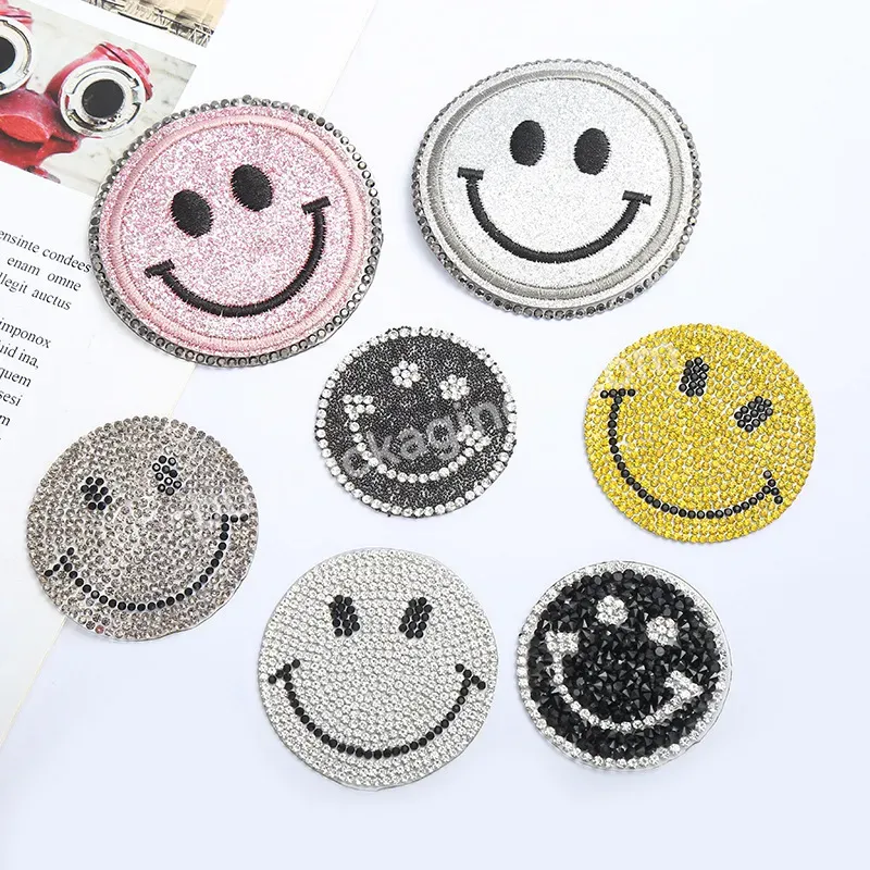 Wholesale Kid Clothes Sequin Logo Smile Patch Spangle - Buy Smile Patch,Smile Patch Spangle,Sequin Patches Logo.