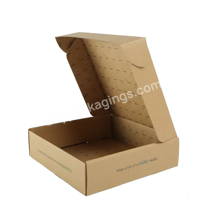 Wholesale Kraft Brown Paper Colorful Printed Corrugated Box Baby Set Newborn Packaging Boxes