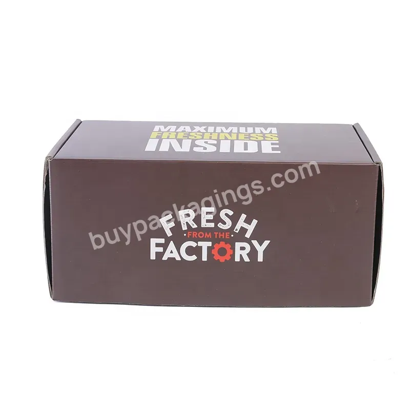 Wholesale Large Black Pink Cardboard Paper Mailing Apparel Box Custom Logo Printed Corrugated Shipping Packaging Box