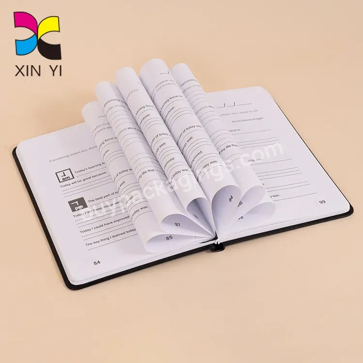Wholesale Leather Cover Journal Notebook Hardcover Book Printing