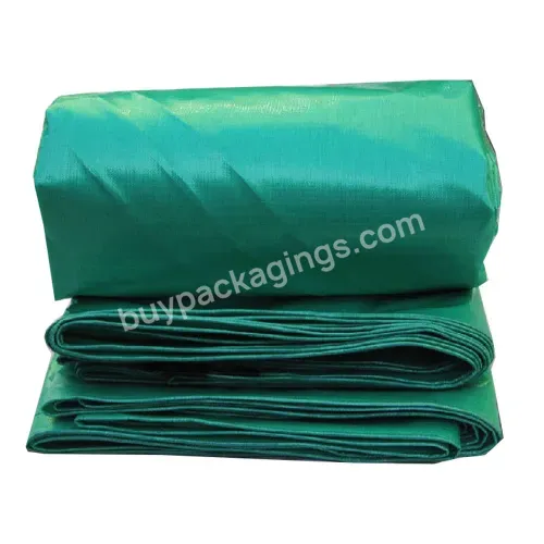 Wholesale Linyi Factory Pe Woven Fabric Uv Resistant Blue Tarp Material Tarpaulin Roll