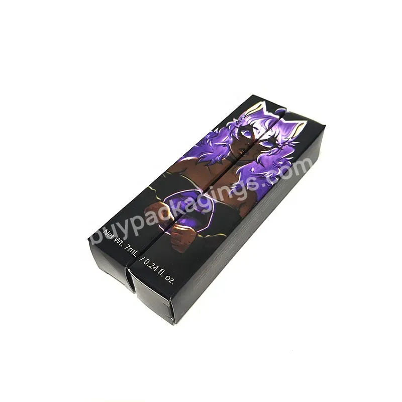 Wholesale Logo Design Colorful Shining Packaging Boxes Lipstick Matte With Logo And Custom Box