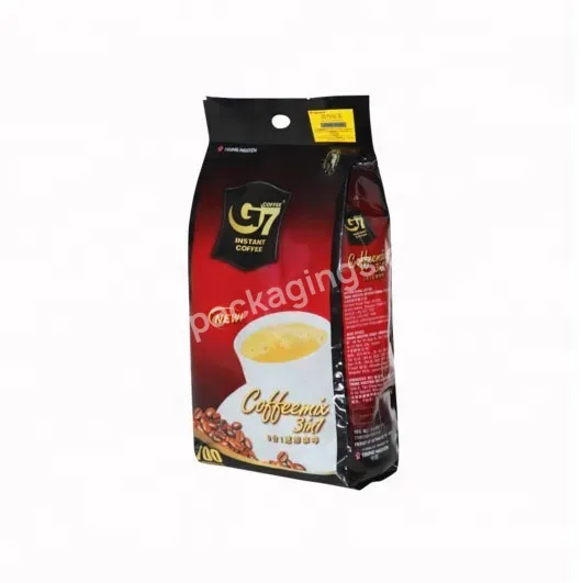 Wholesale Low Price China Factory Sales Plastic Laminated Coffee Packaging Sack Bag With Side Gusset