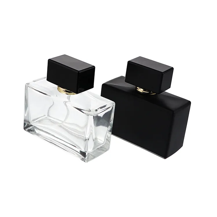 Wholesale Luxury 30ml 50ml 100ml Square Empty Refill Glass Unique Perfume Bottle