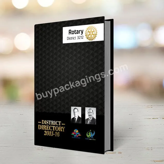 Wholesale Luxury Custom A3 Full Color Embossed Cover Hardback Picture Photo Book Printing