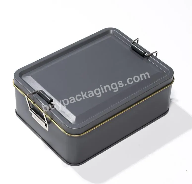 Wholesale Luxury Custom Travel Dinnerware Tin Box Food Container