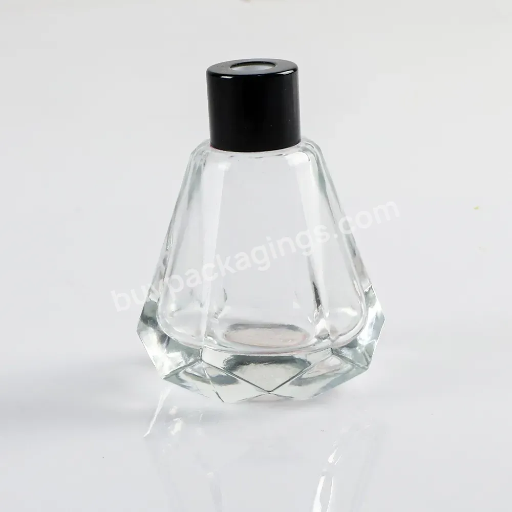 Wholesale Luxury Empty 500ml 100ml Oil Aroma Air Freshener Glass Hanging Car Reed Diffuser Bottle With Gift Box