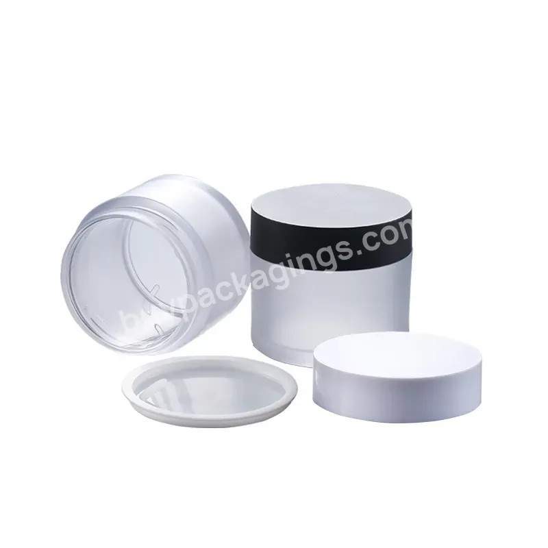 Wholesale Luxury Empty Cosmetic Jars 50g Face Cream Packaging Skincare Cream Jar Plastic Jar Containers