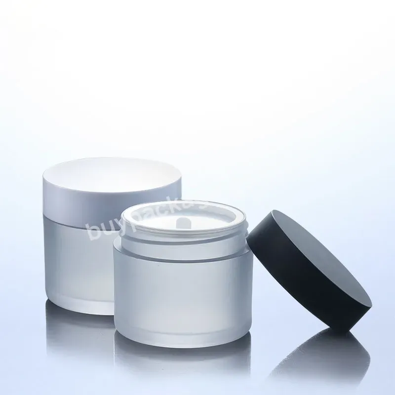 Wholesale Luxury Empty Cosmetic Jars 50g Face Cream Packaging Skincare Cream Jar Plastic Jar Containers