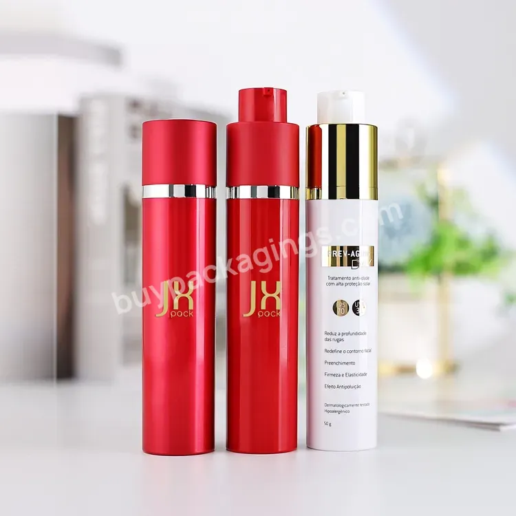 Wholesale Luxury Empty Twist Up Plastic Cosmetic 15 Ml 30 Ml 50 Ml Airless Lotion Pump Bottle